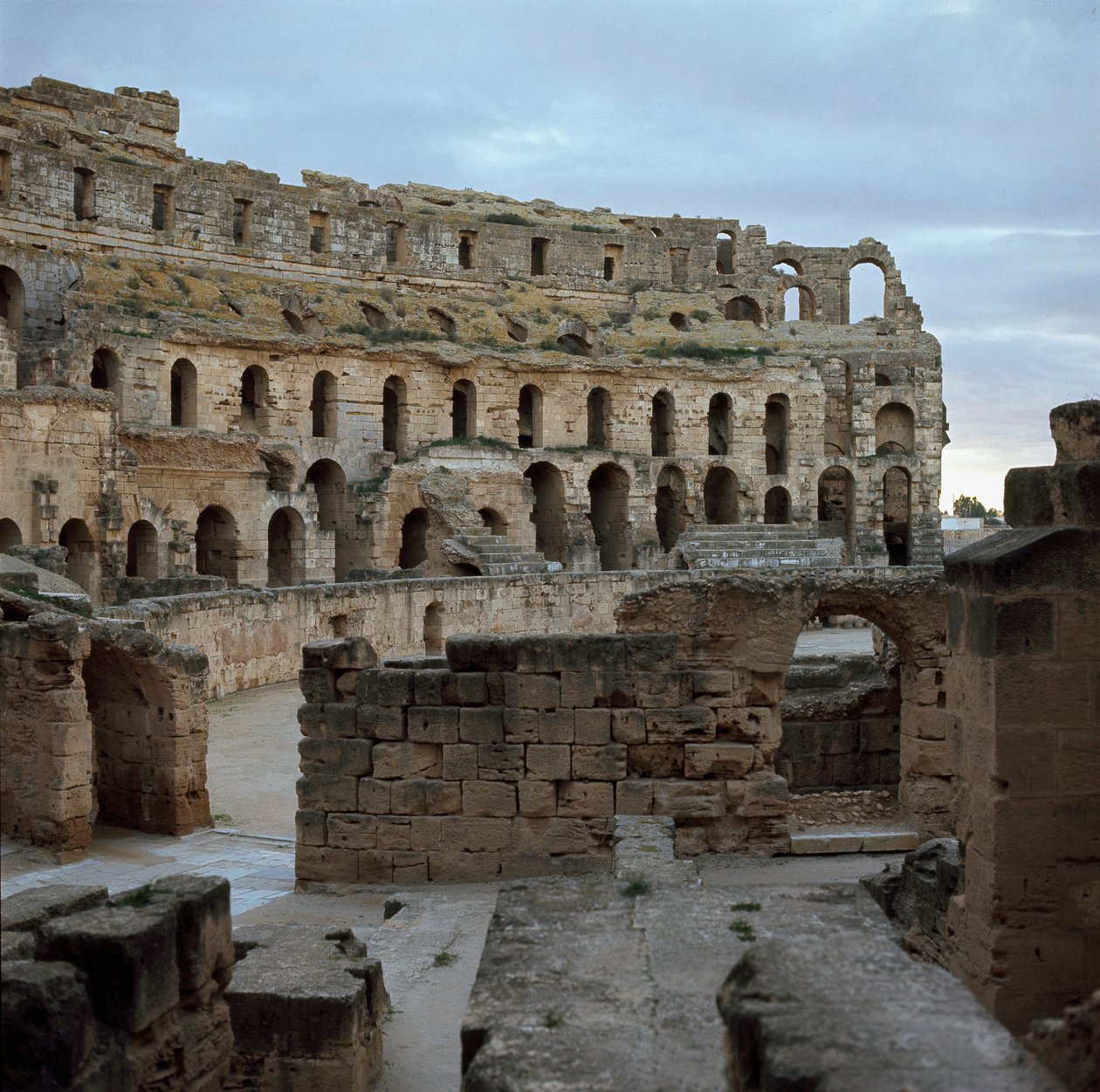 Amphitheater of El Djem, c. 238 AD by Roman