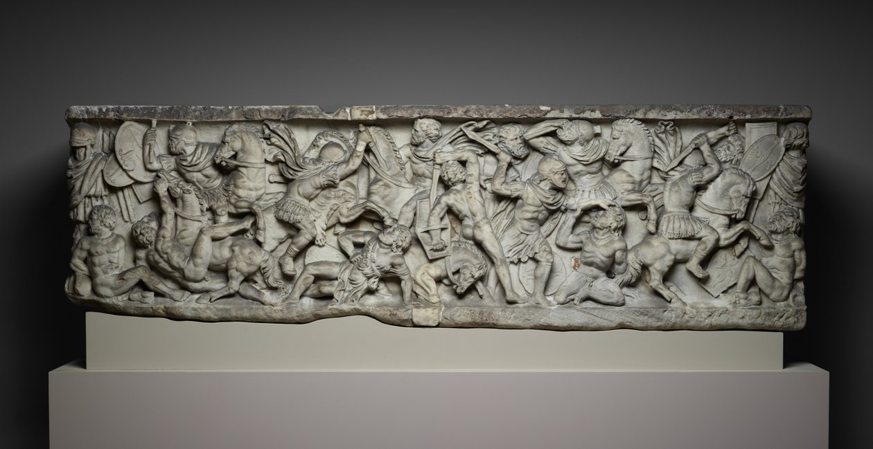 Battle sarcophagus by Roman