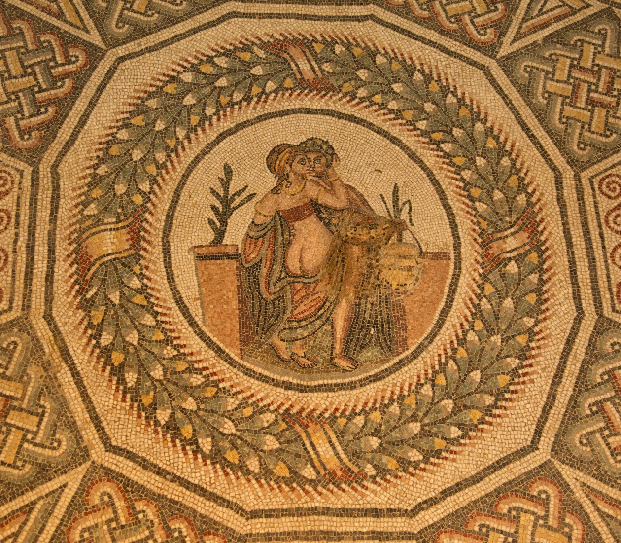 Erotic Floor Mosaic, Villa Romana del Casale, Piazza Armerina, Sicily, Italy by Roman