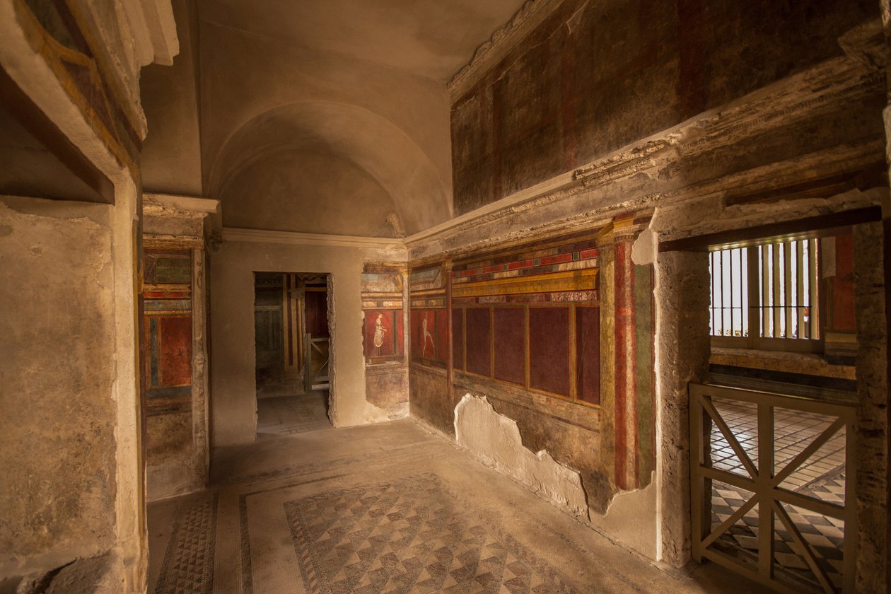 Europe, Italy, Campania, Pompeii, Villa of the Mysteries by Roman