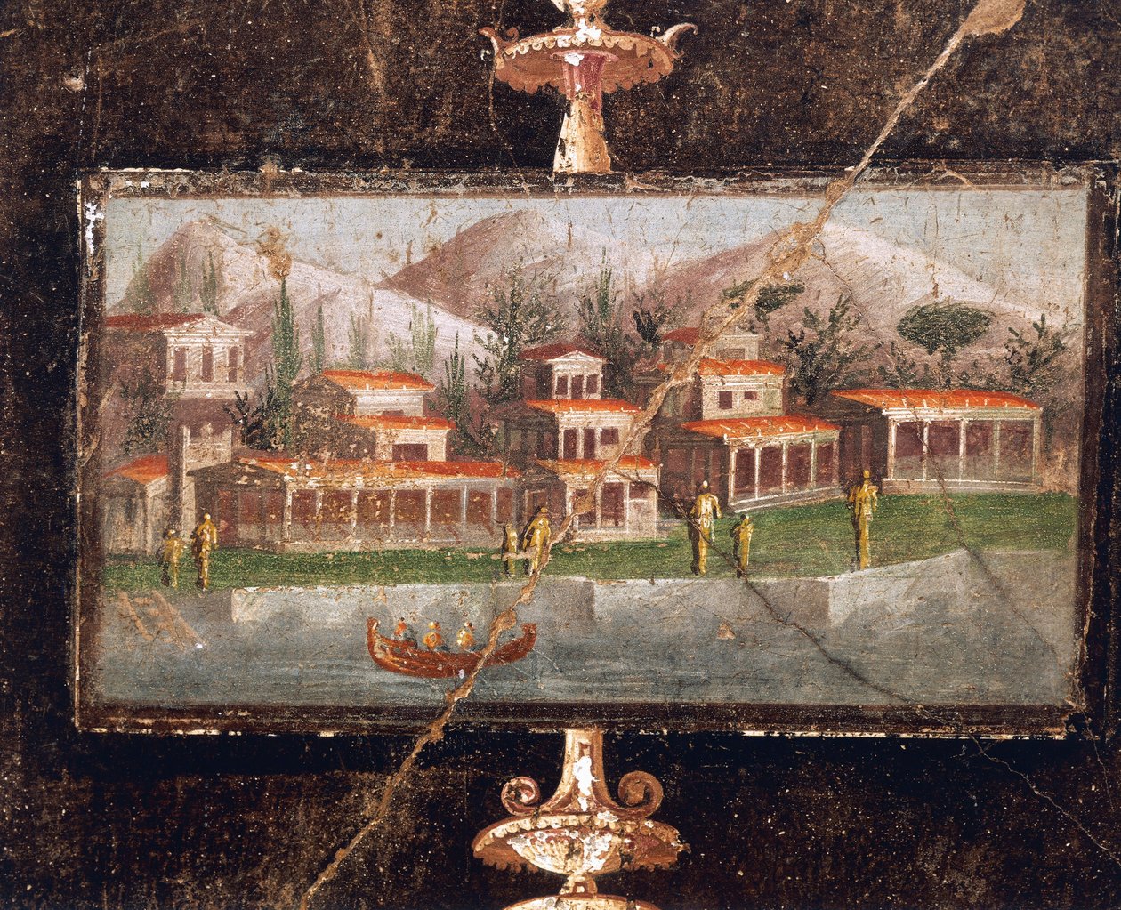 Landscape and Architecture in Wall Painting in Tablinum by Roman