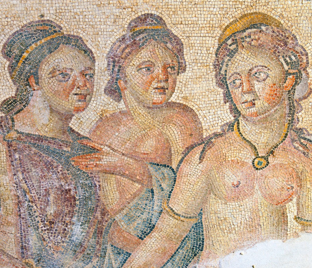 Leda and Her Housemaids (detail) by Roman