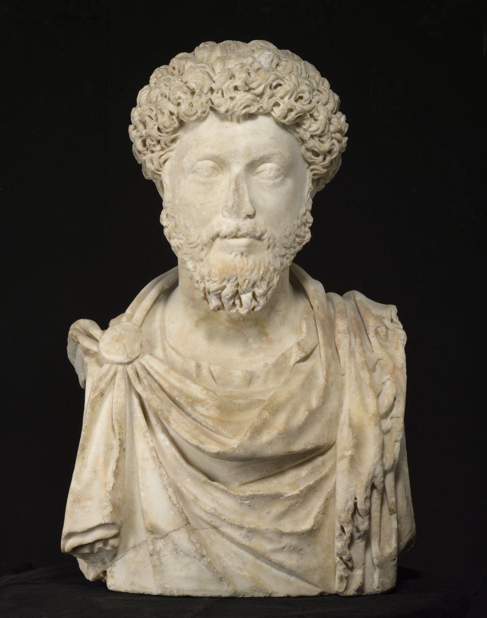 Portrait of the Emperor Marcus Aurelius, late 2nd century by Roman