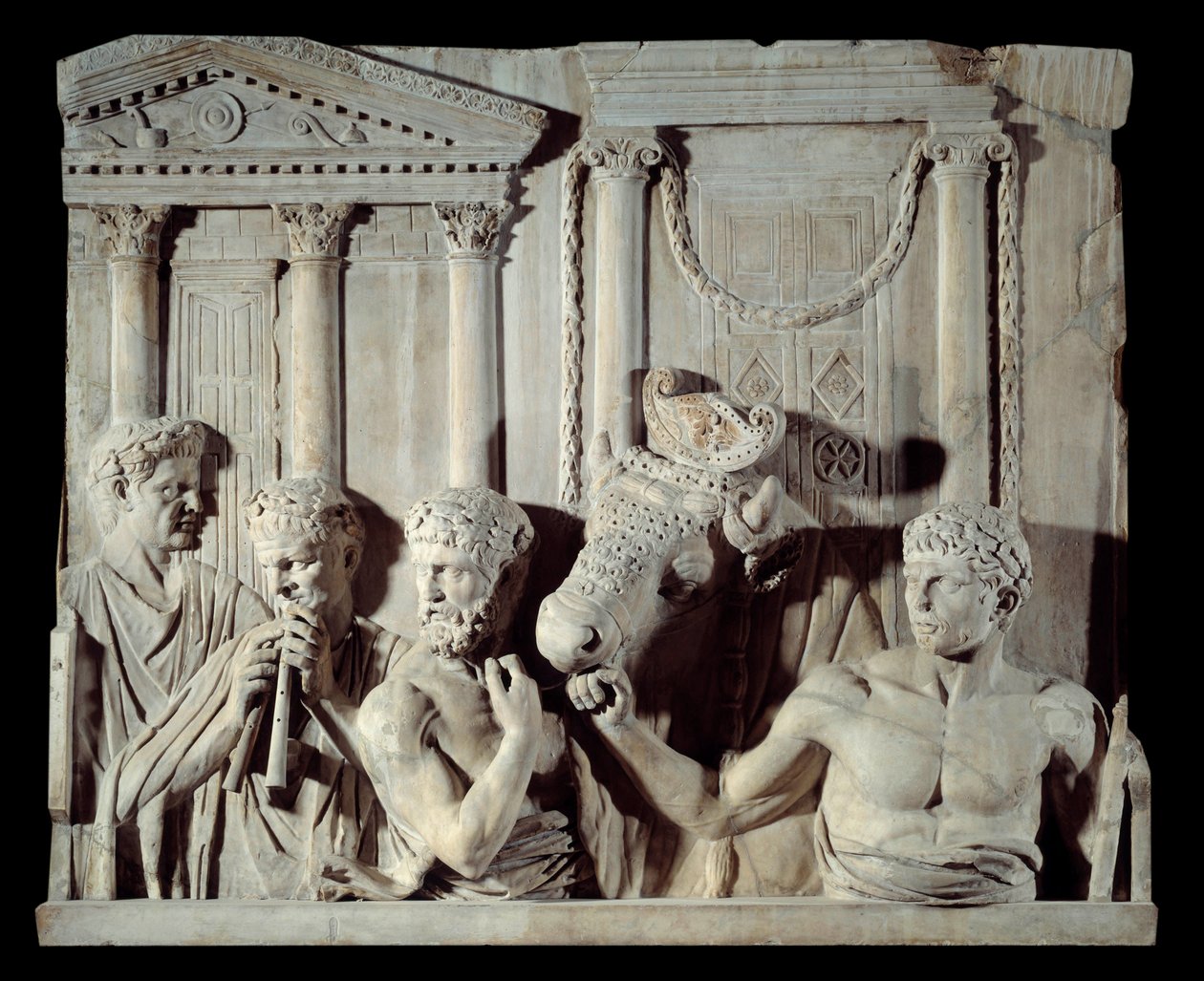 Greco Roman Architectural Relief Religion In Ancient Rome Wikipedia