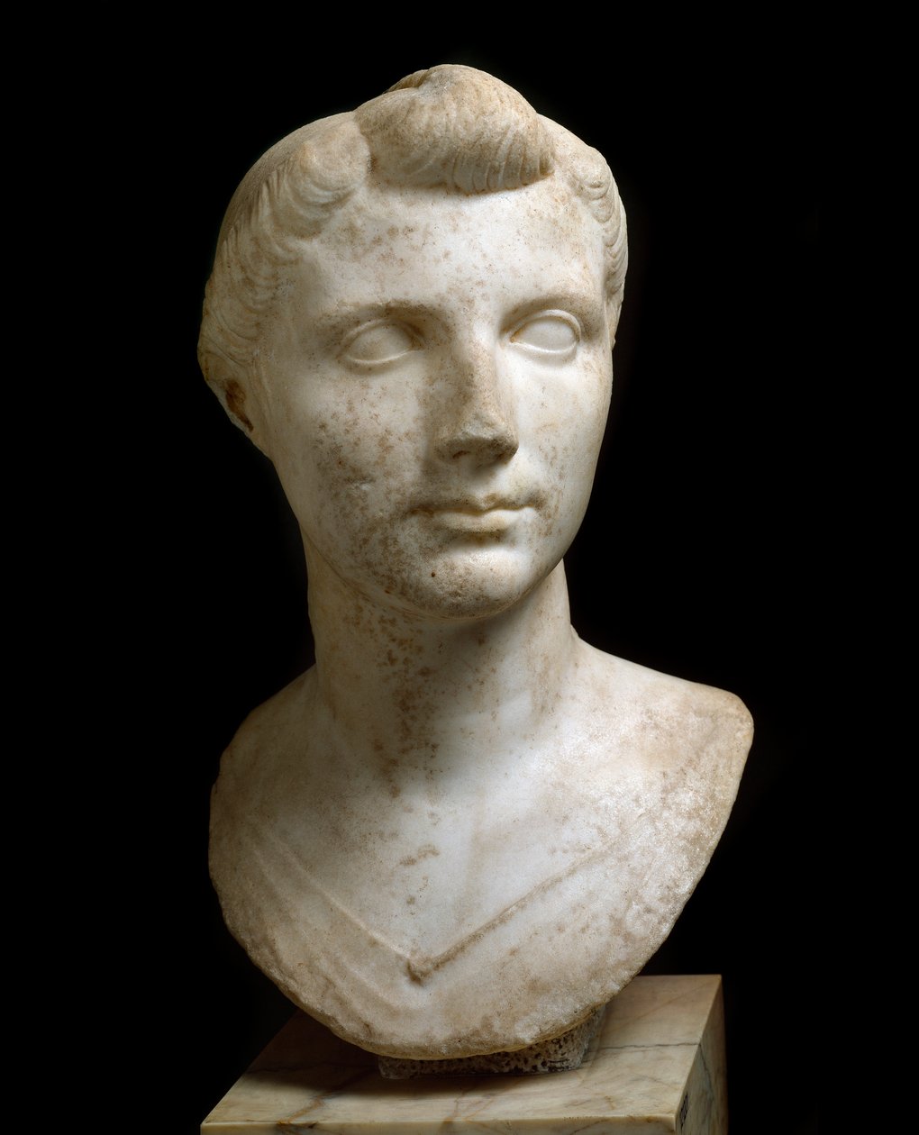 Roman Art: Bust of Octavia Thurina Minor by Roman