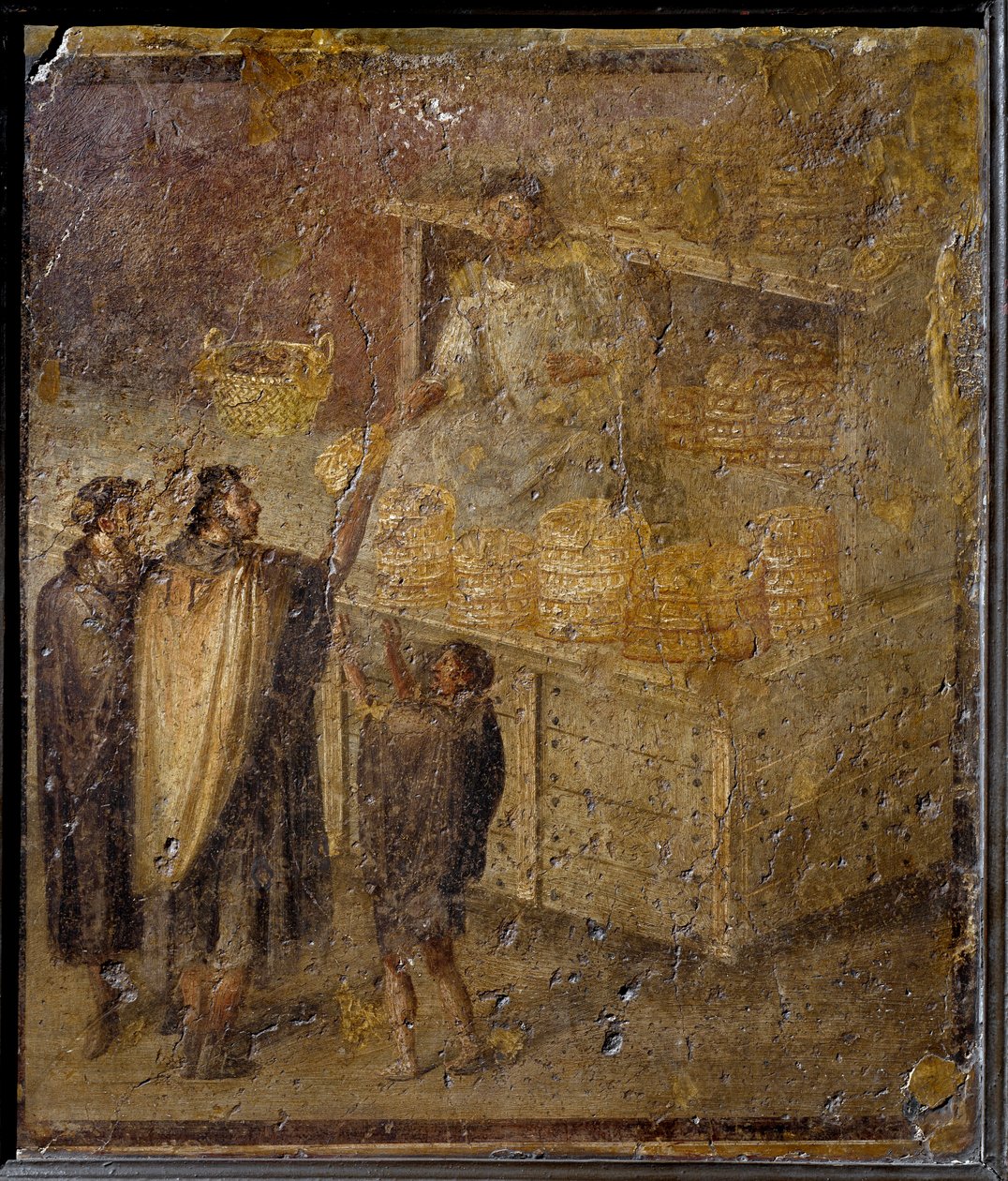 Scene Depicting a Baker Selling Bread by Roman