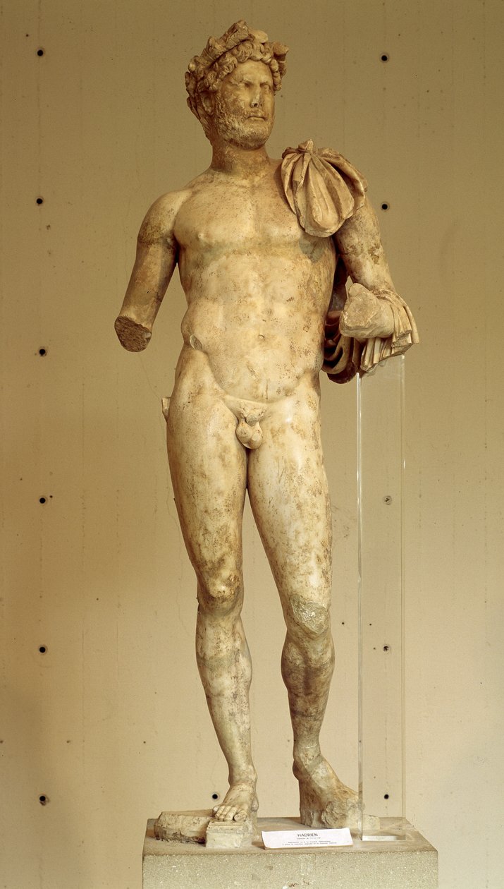 Statue of Emperor Hadrian - Archaeological Museum of Vaison-la-Romaine, 2nd century by Roman