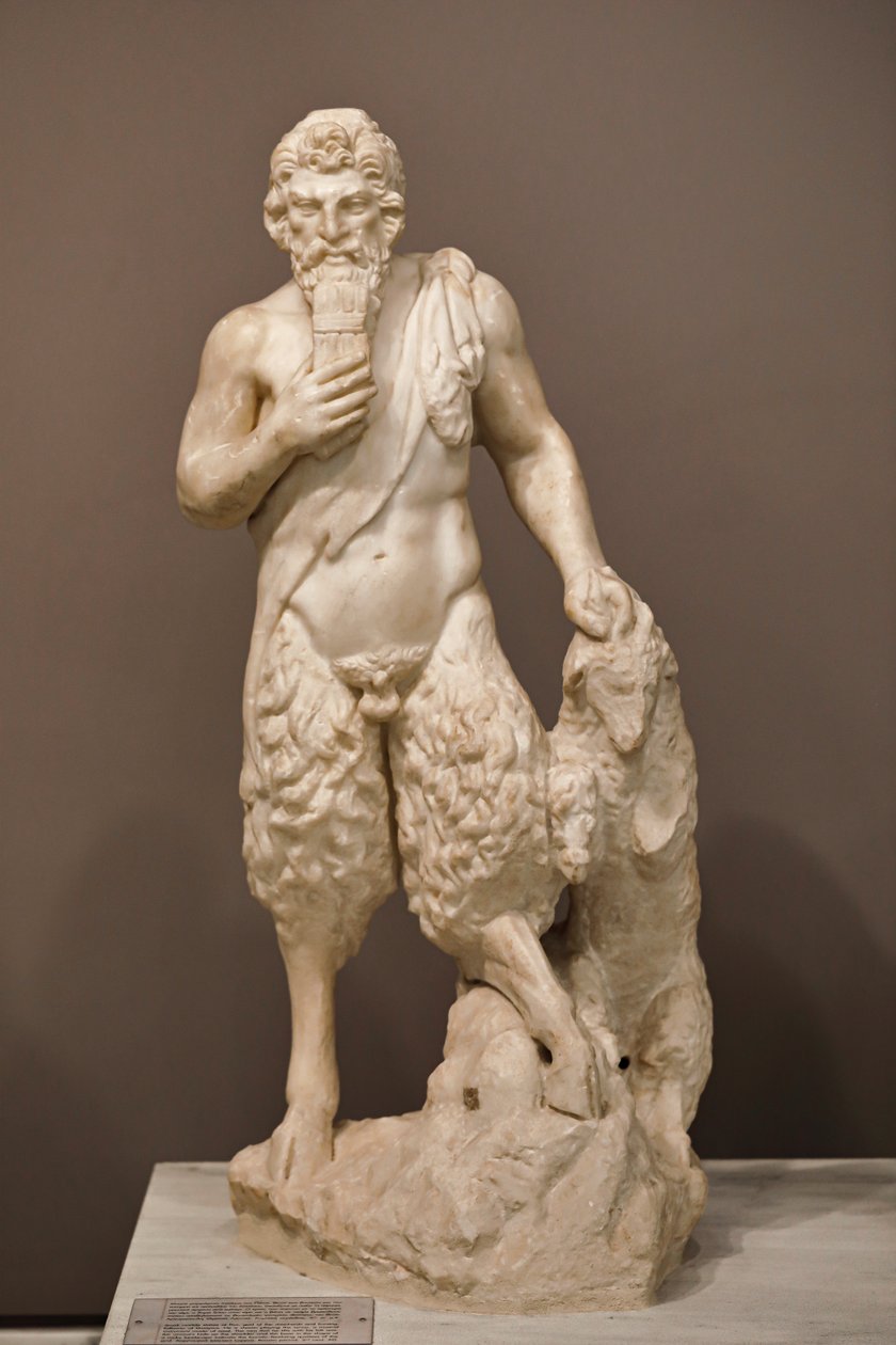 Statue of the god Pan, 2nd century by Roman