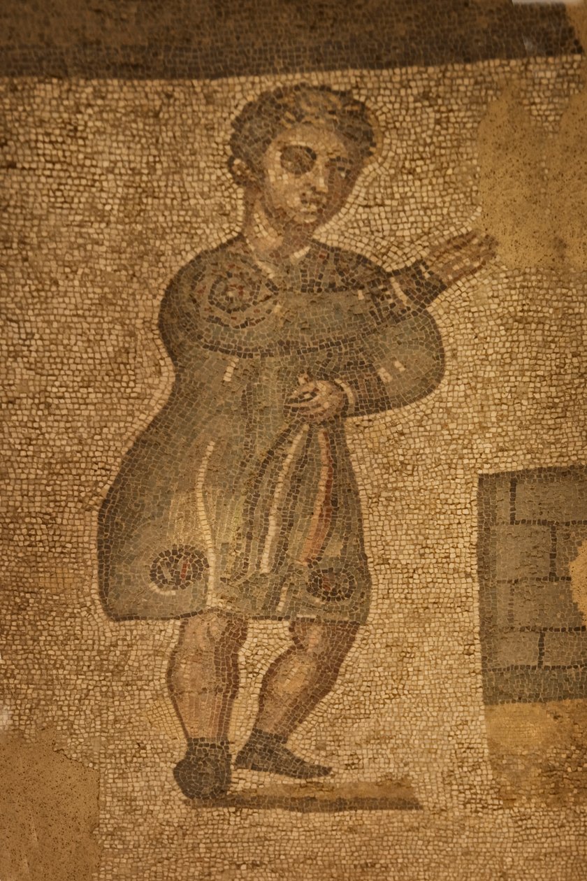 Two Apse Room, floor mosaic, Villa Romana del Casale, Piazza Armerina, Sicily, Italy by Roman