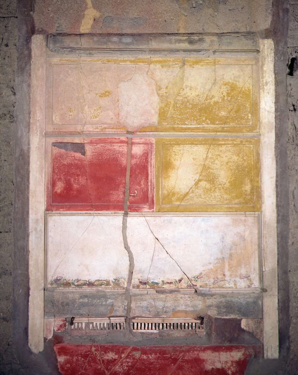 Wall Decoration, Pompei, Italy (fresco) by Roman