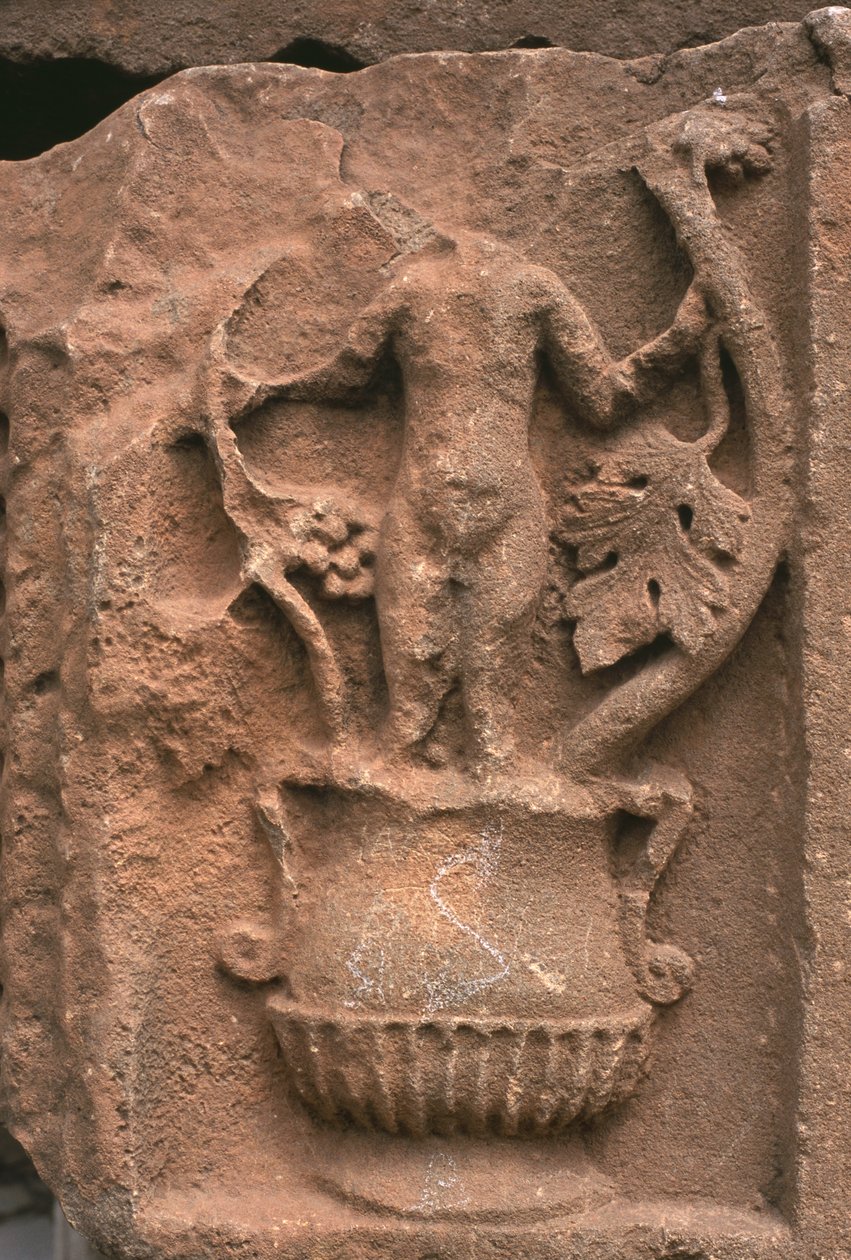 Architectural fragment with carved decoration, Sertius Market, High Imperial Period by Roman Imperial Period