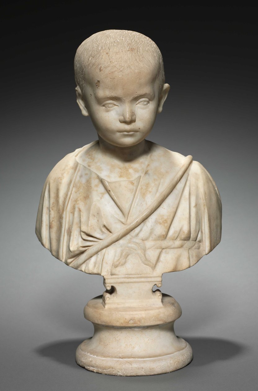 Portrait Bust of a Girl, c.250-275 by Roman Imperial Period