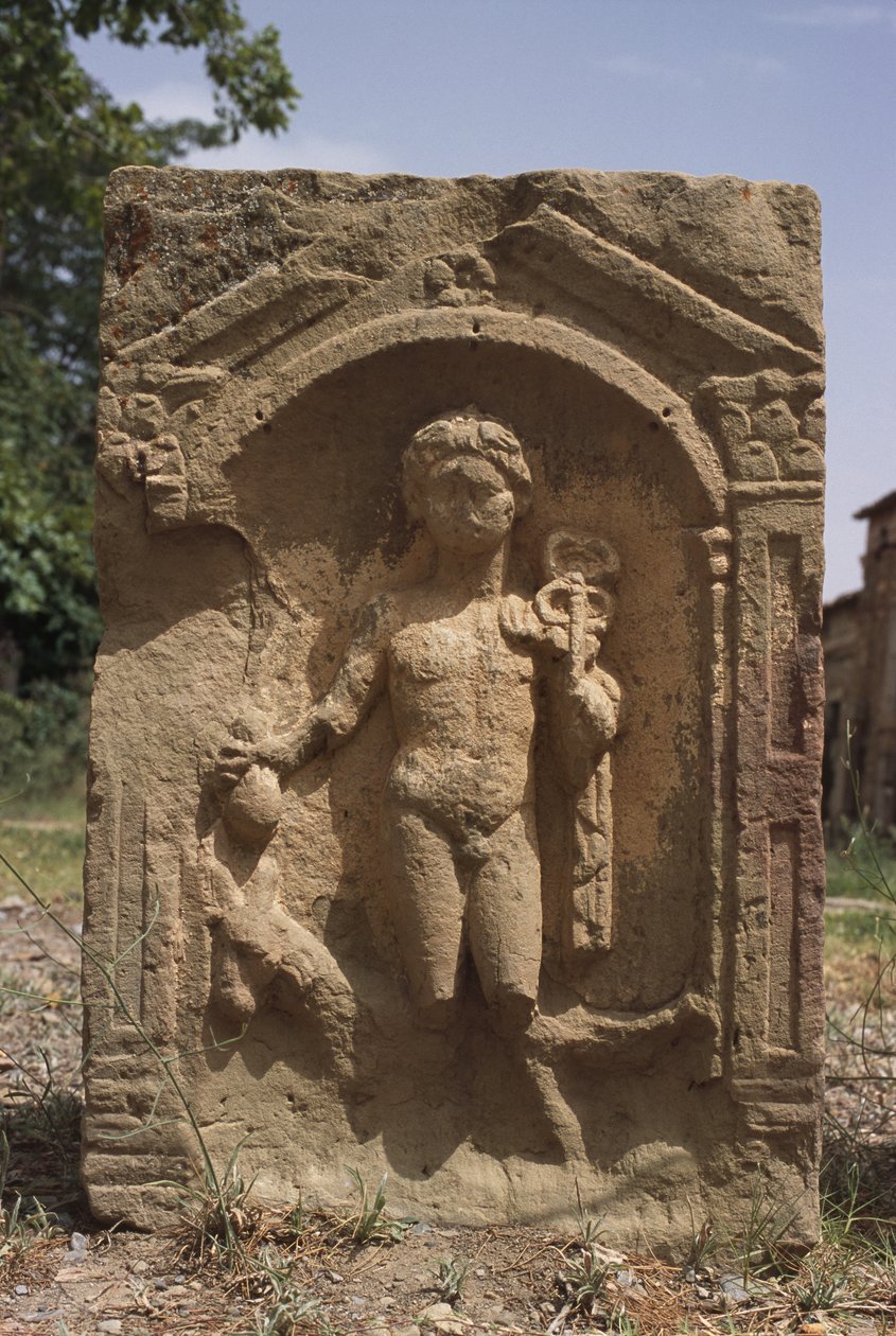 Stela depicting Mercury, High Imperial Period by Roman Imperial Period