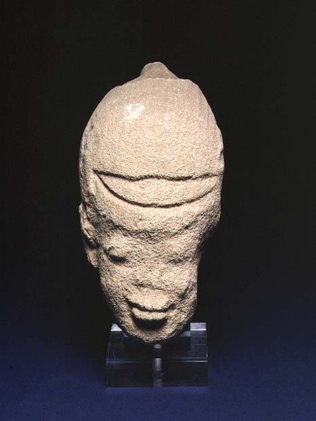 Helmeted head, from Aniba, Nubia by Roman Period Egyptian