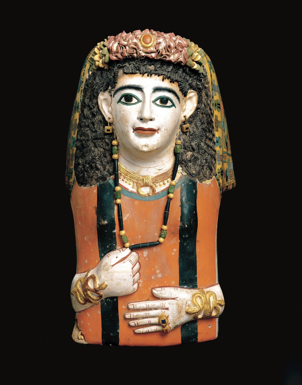 Mummy Mask, 60–70 AD by Roman Period Egyptian