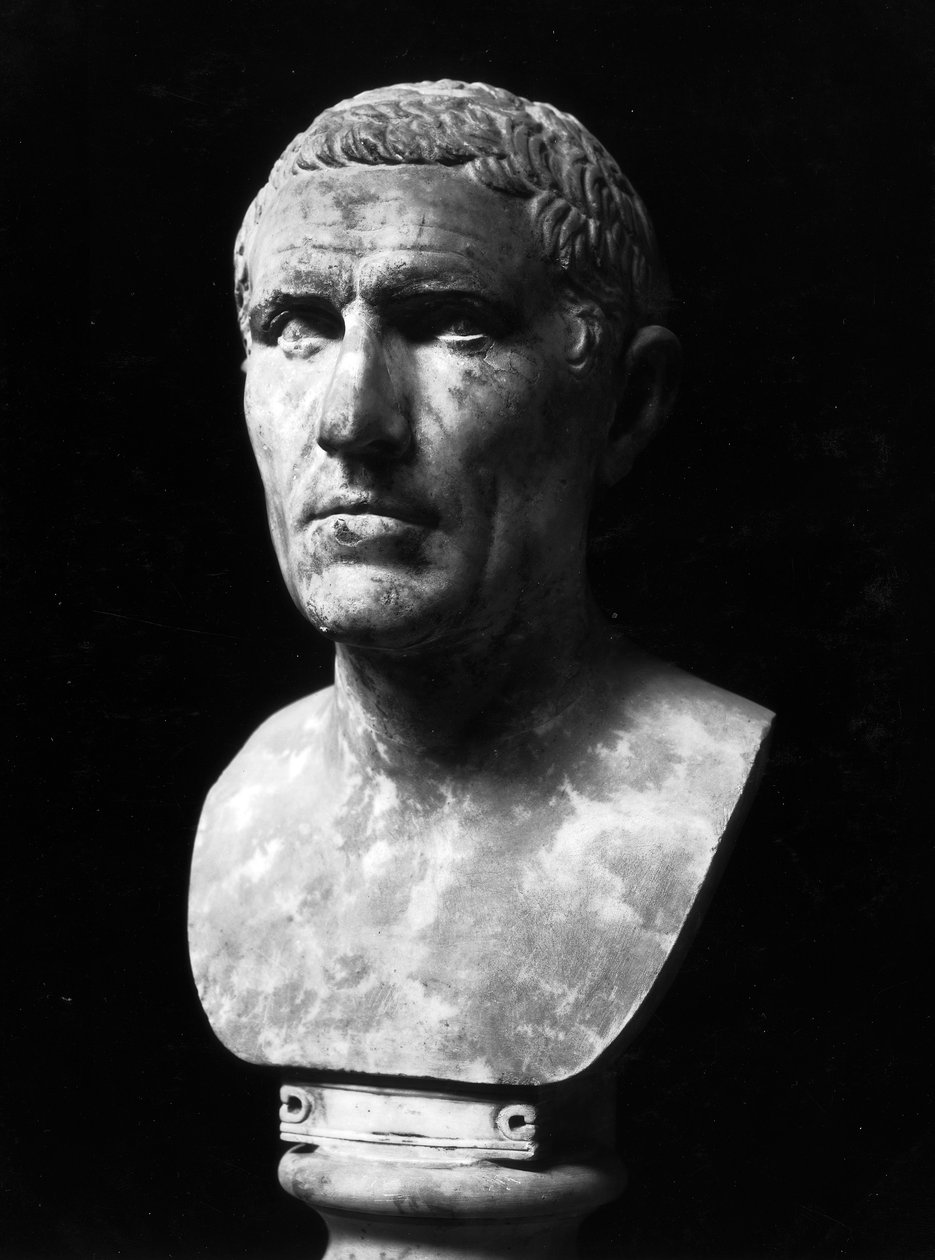 Bust of Marcus Claudius Marcellus (c.268-208BC) by Roman Roman