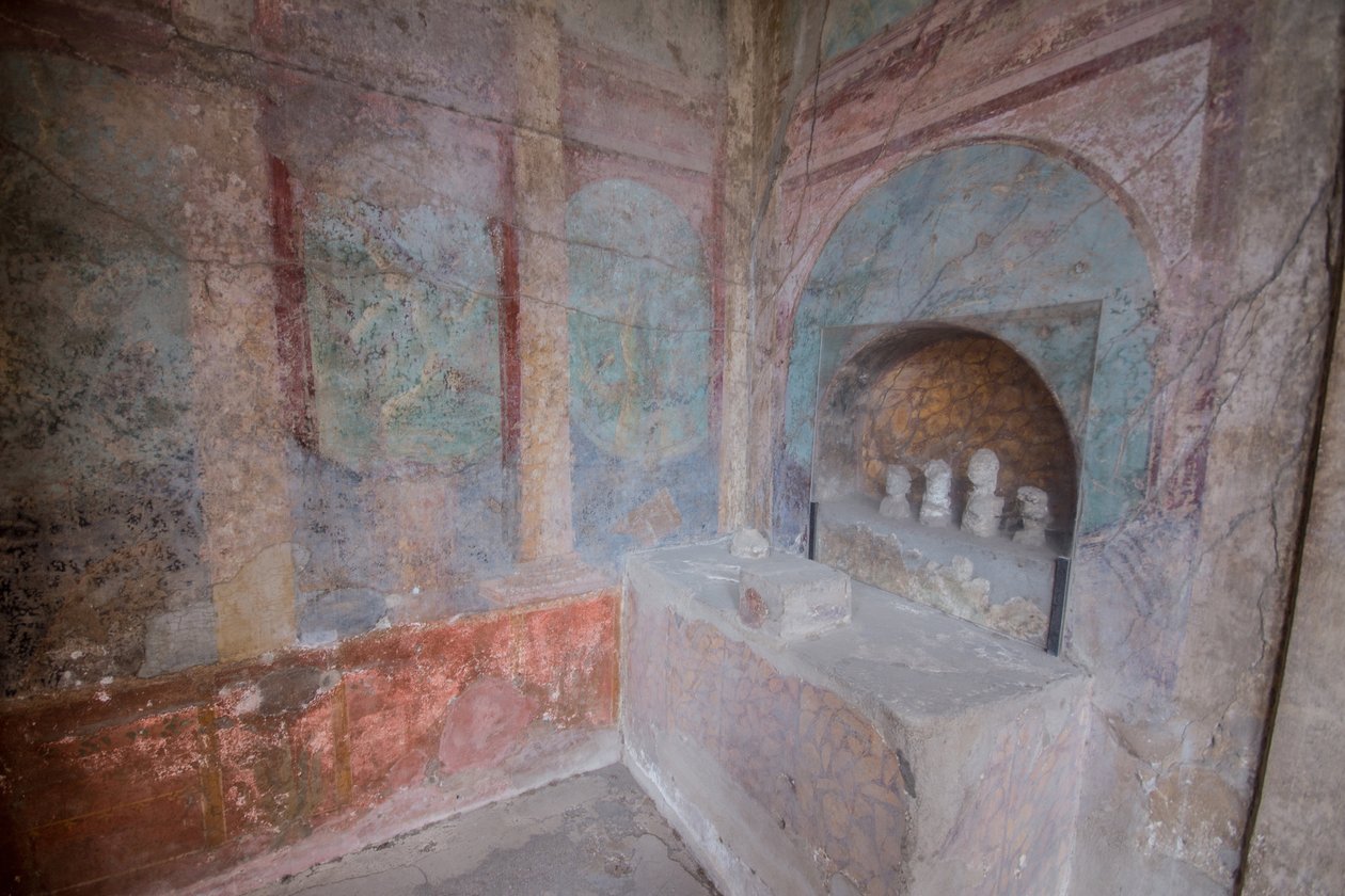 Europe, Italy, Campania, Pompeii, House of Menander by Roman Roman