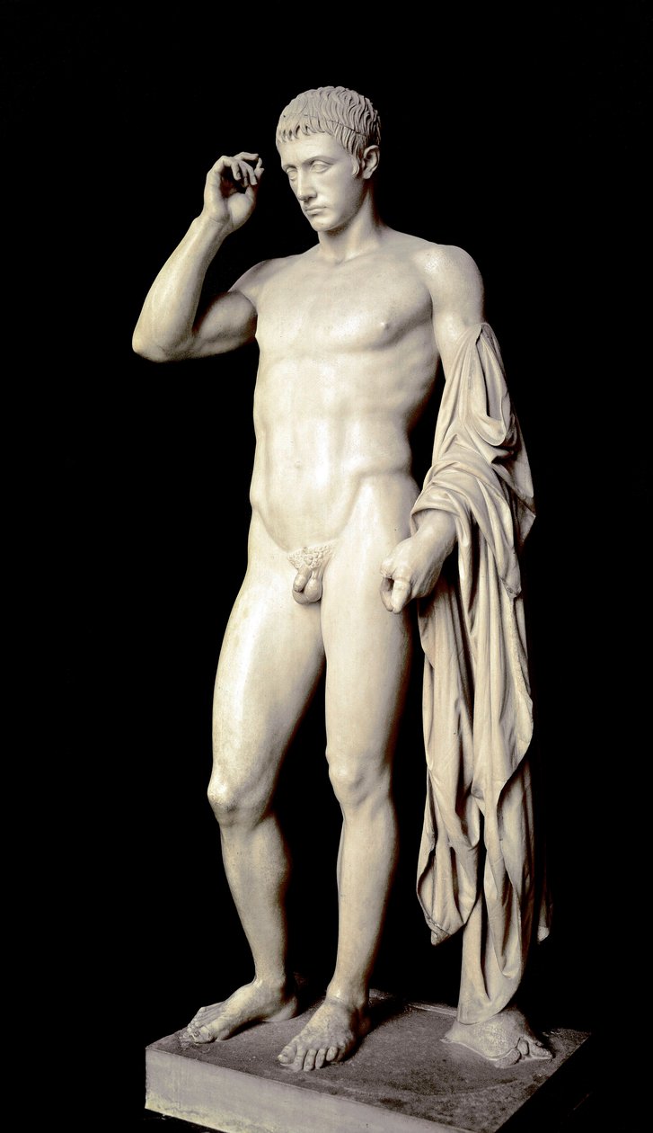 Marble Sculpture of Marcus Claudius Marcellus (42-23 BC), Made by Cleomenes l