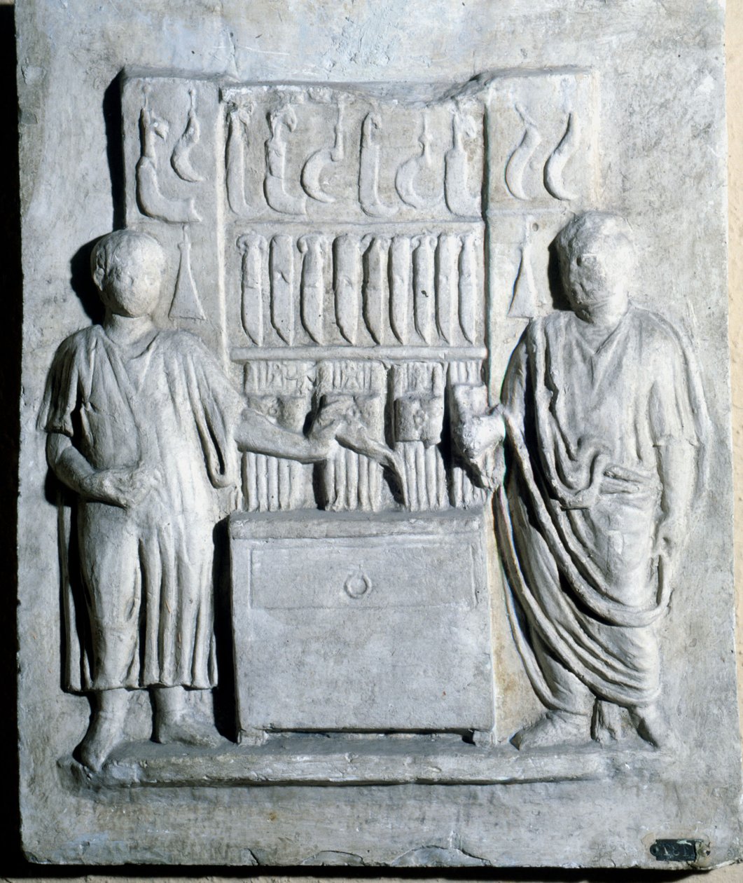 Sign of the Knife Shop in the Roman Era by Roman Roman