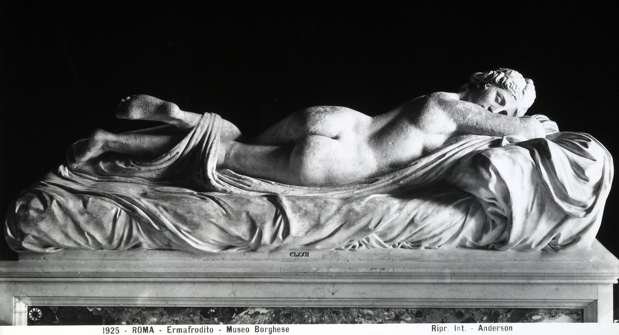 Sleeping hermaphrodite by Roman Roman