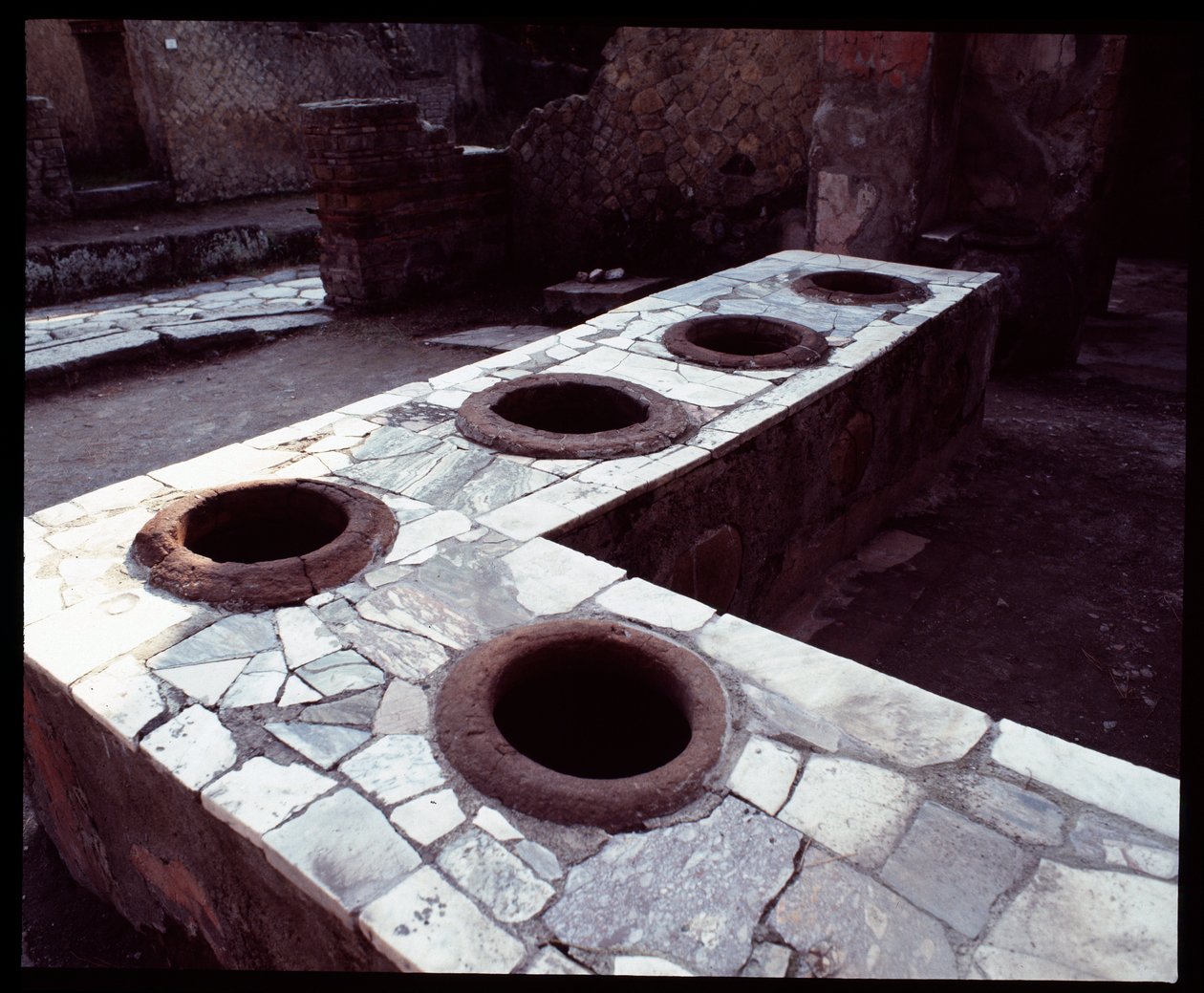 Thermopolium Marble Counter by Roman Roman