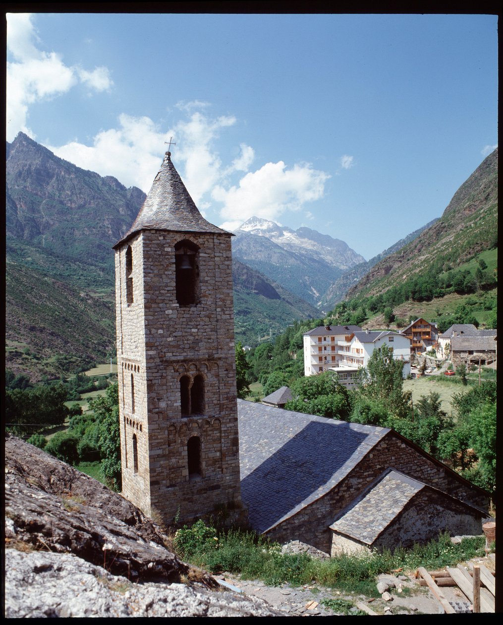 View of the church of St Joan de Boi by Romanesque