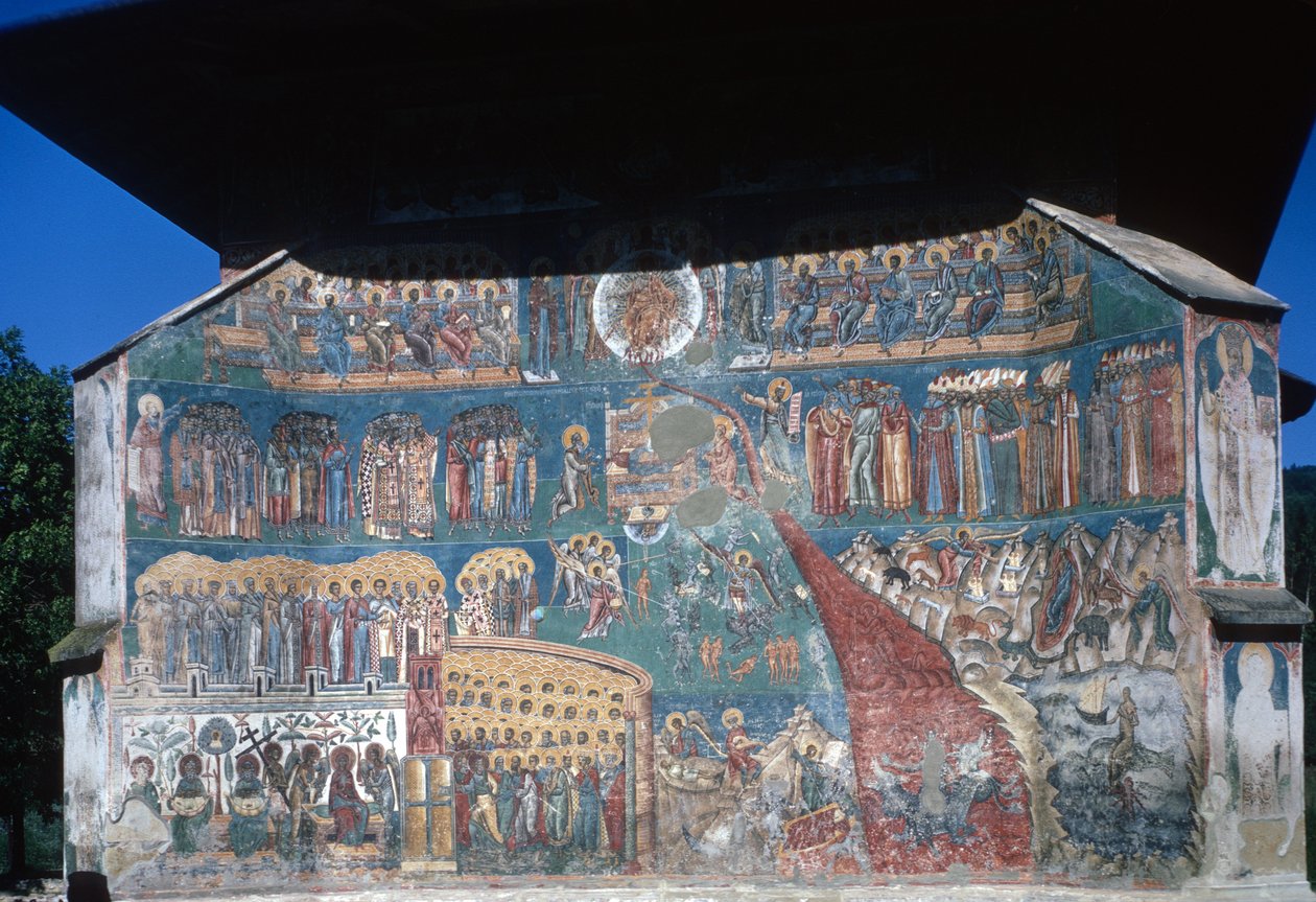 The Last Judgement, 1547-50 by Romanian School