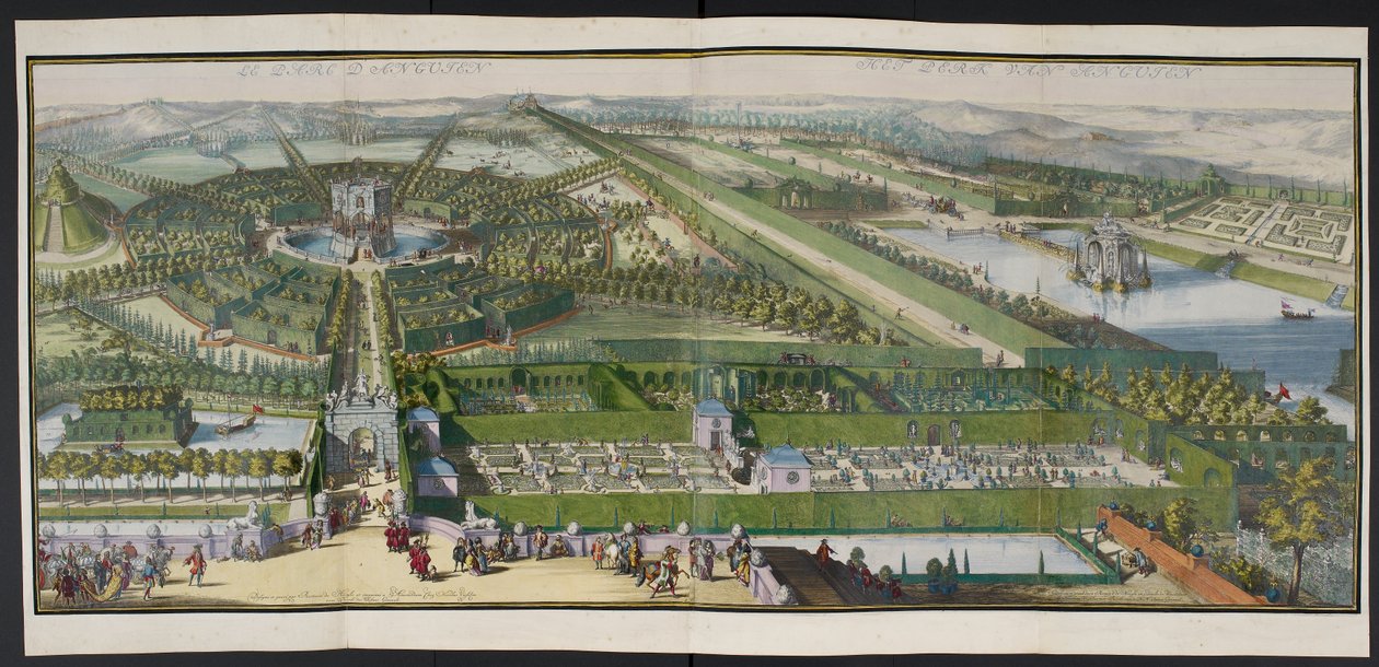 The Park at Enghien, illustration from 