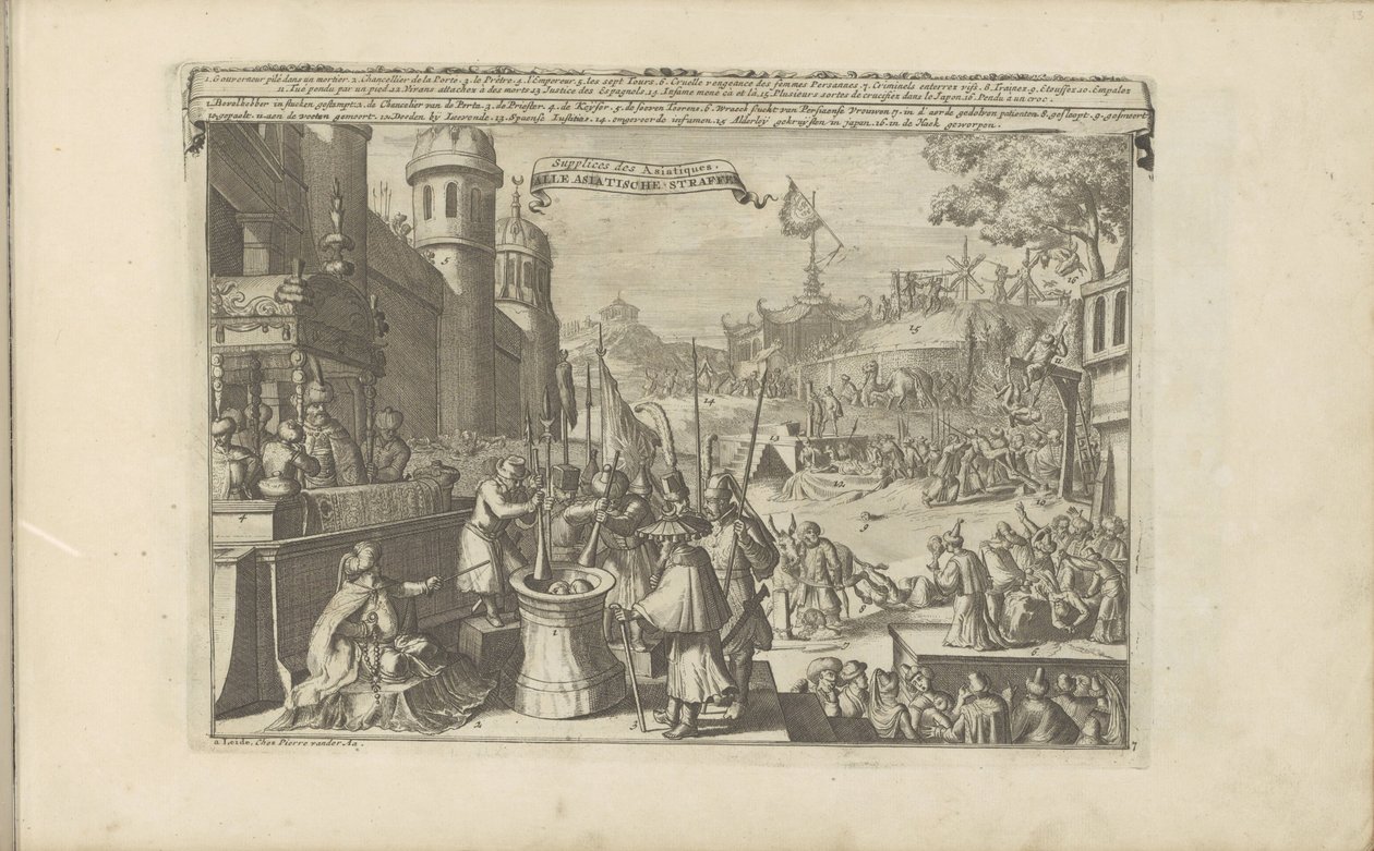 Asian Punishments Supplices des Asiatique / All Asian Punishments Les Indes Orientales et Occidentales et autres lieux (series title) by Romeyn de Hooghe