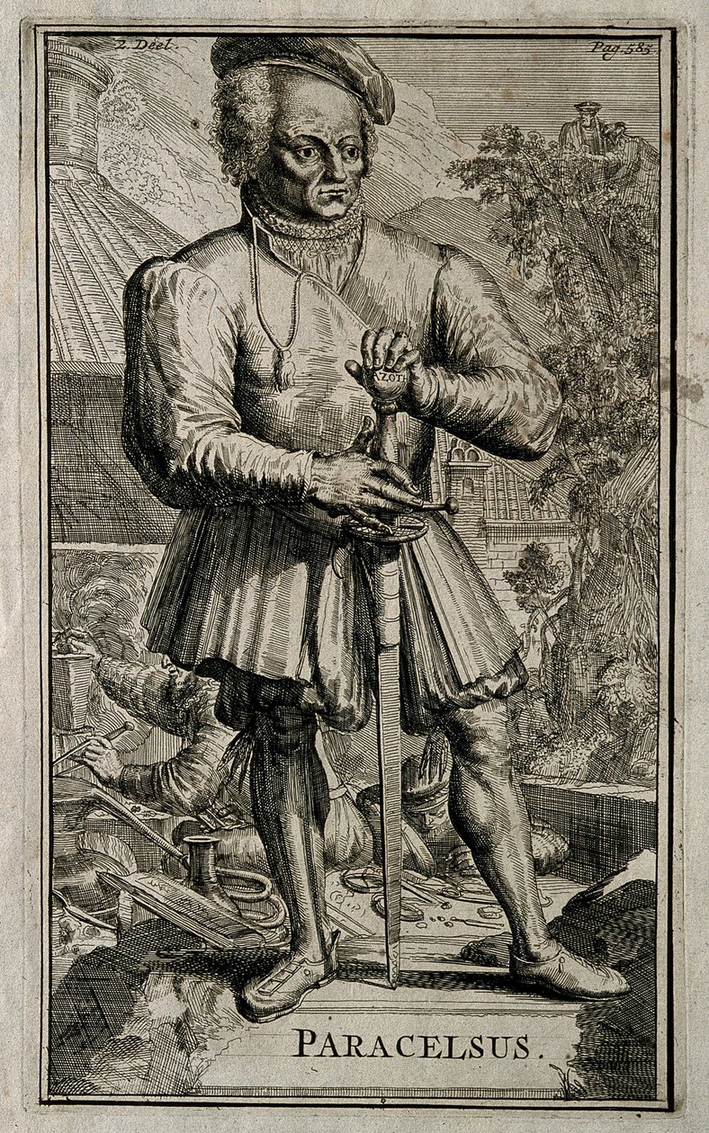 Philippus Theophrastus Aureolus Bombastus von Hohenheim Paracelsus by Romeyn de Hooghe