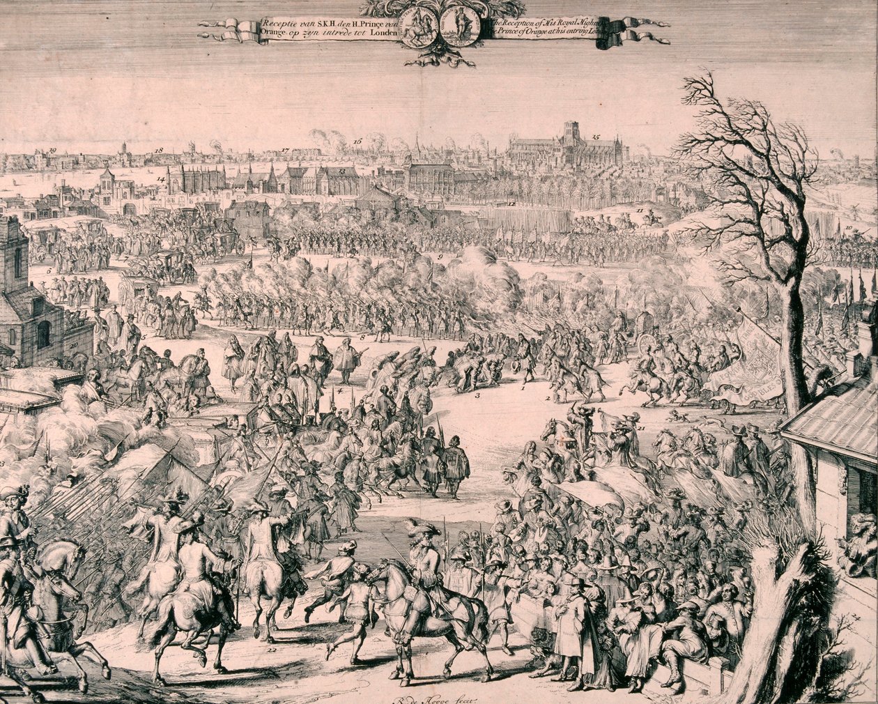 Royal Procession of King William III by Romeyn de Hooghe