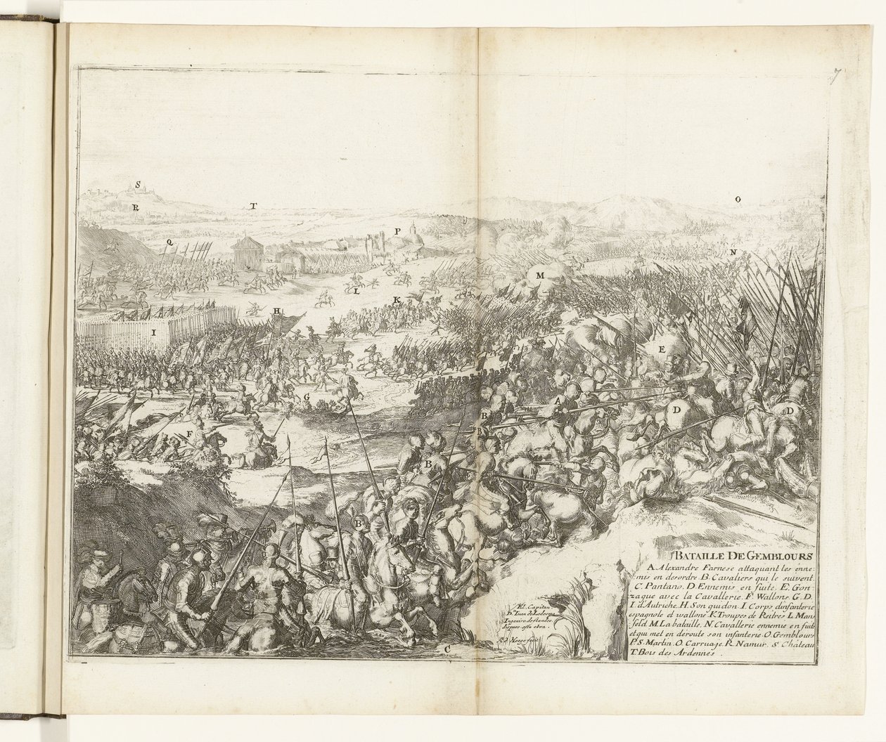 Battle of Gemblours, 1578 by Romeyn de Hooghe