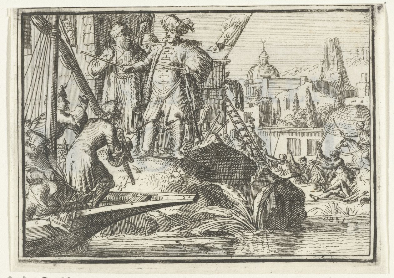 Title Page for the Pamphlet: The Shorn Hope, 1702 by Romeyn de Hooghe