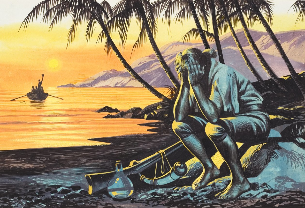 Marooned Man by Ron Embleton