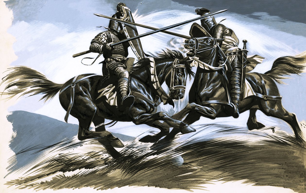 Roland and Oliver, the Warrior Friends by Ron Embleton