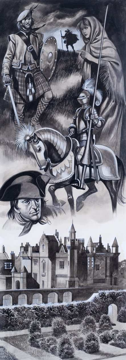 Scottish Castle and Personalities from Scottish History by Ron Embleton