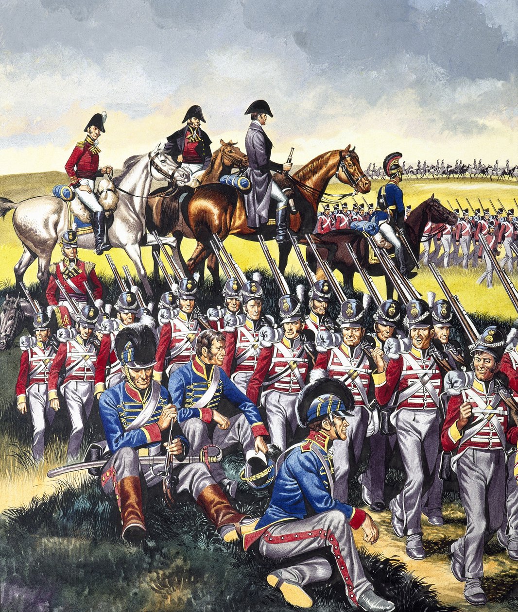 The Duke of Wellington at Waterloo by Ron Embleton