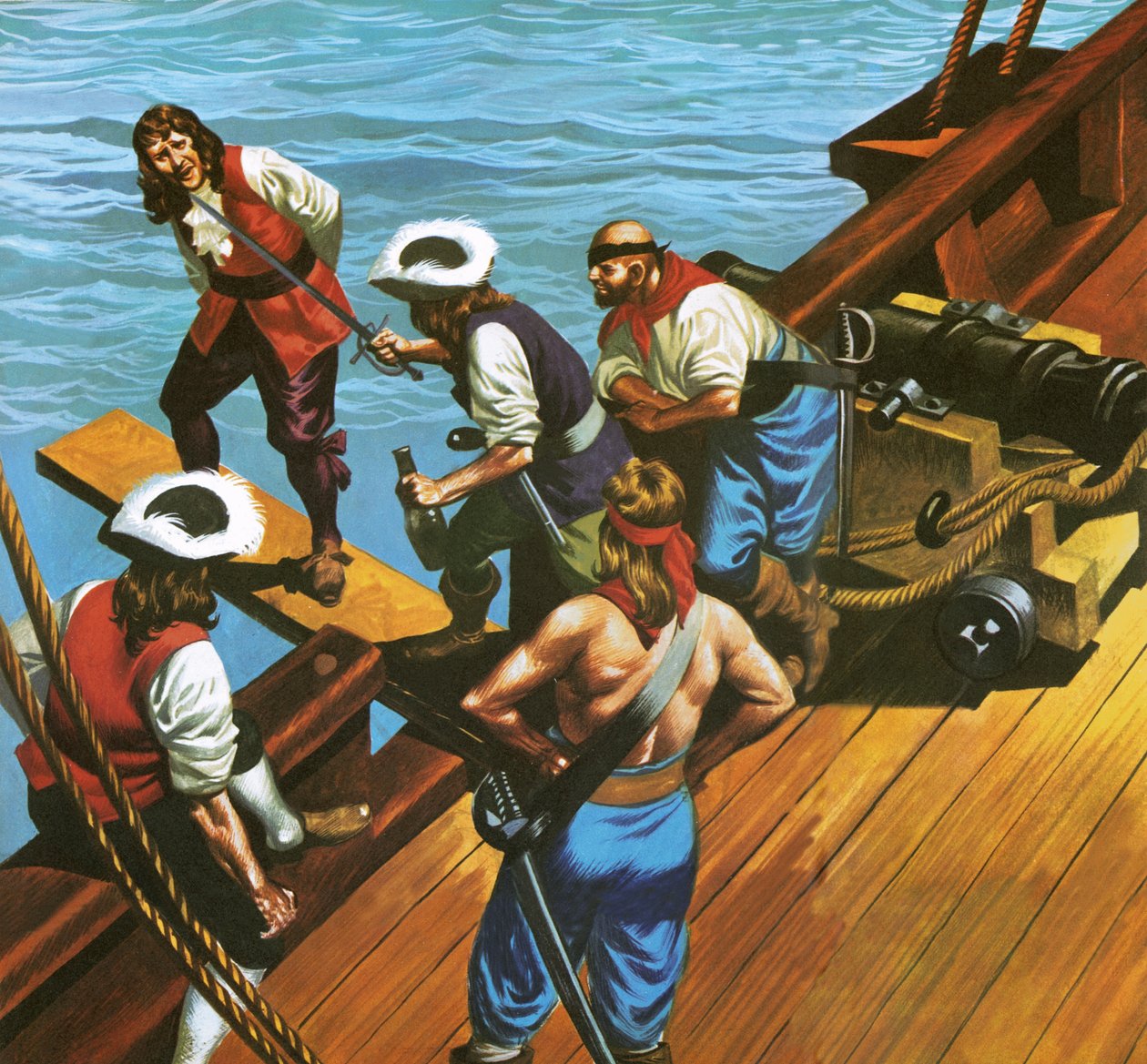 Walking the plank by Ron Embleton