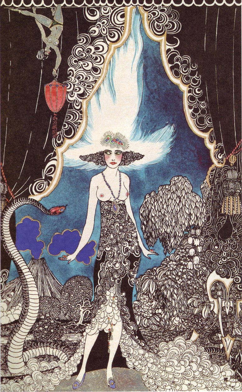 Illustration for The Rubaiyat of Omar Khayyam by Ronald Balfour by Ronald Balfour