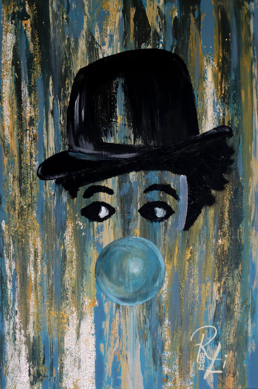 Charlie Chaplin - Balloon I by RosaLi