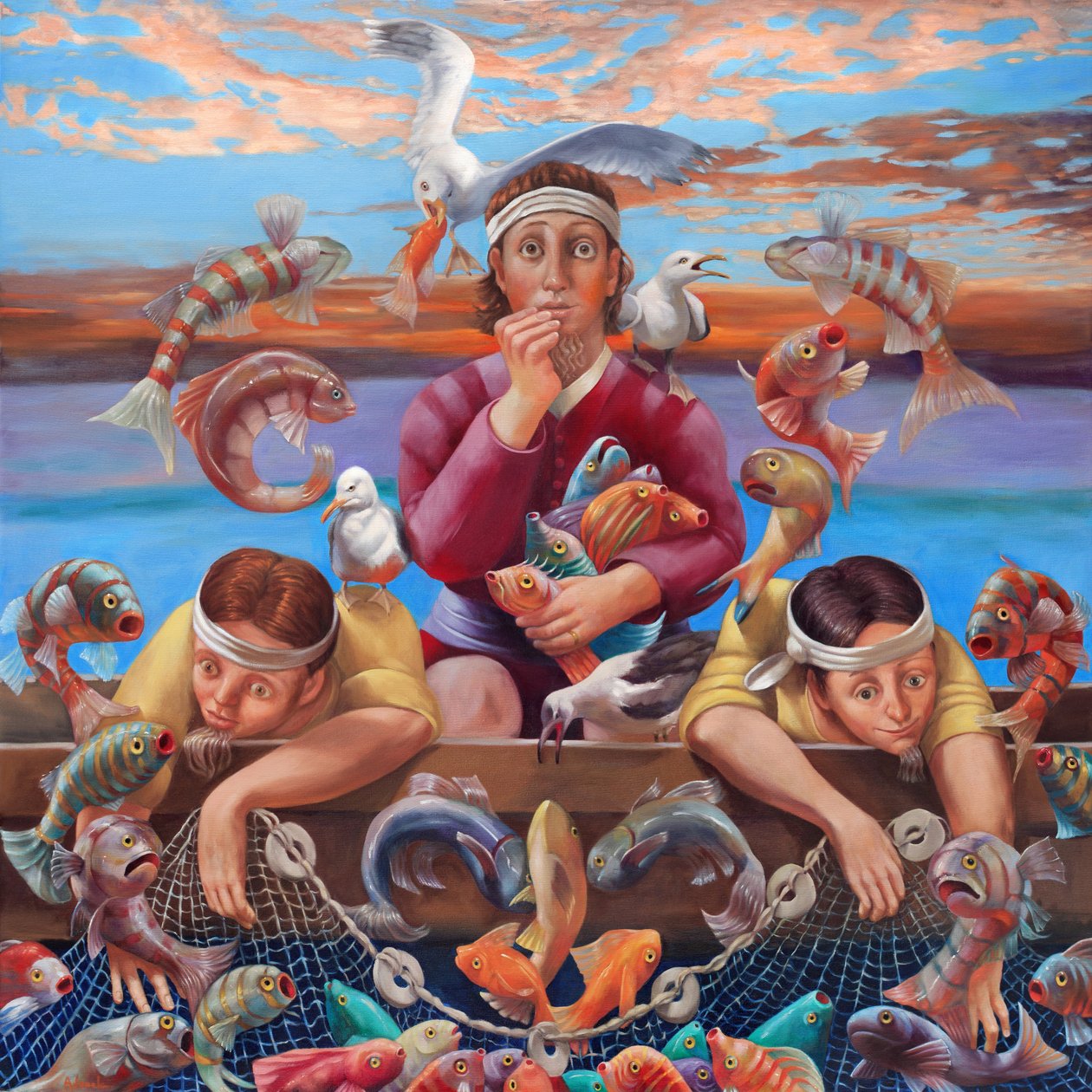 The Miraculous Draught of Fishes by Rosemarie Adcock
