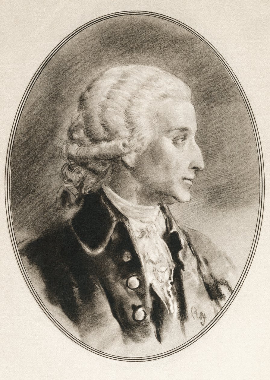 Antoine-Laurent de Lavoisier, aka Antoine Lavoisier after the French Revolution, from Living Biographies of Famous Men by Ross Gordon