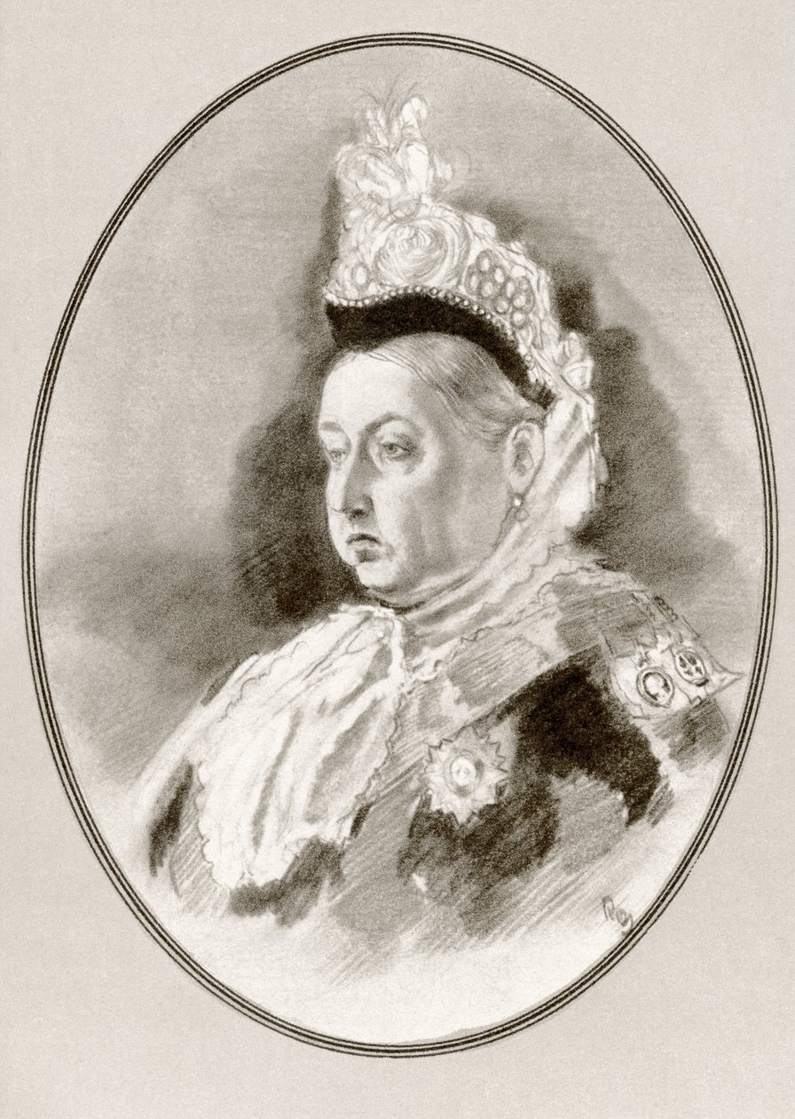 Victoria, from Living Biographies of Famous Rulers by Ross Gordon