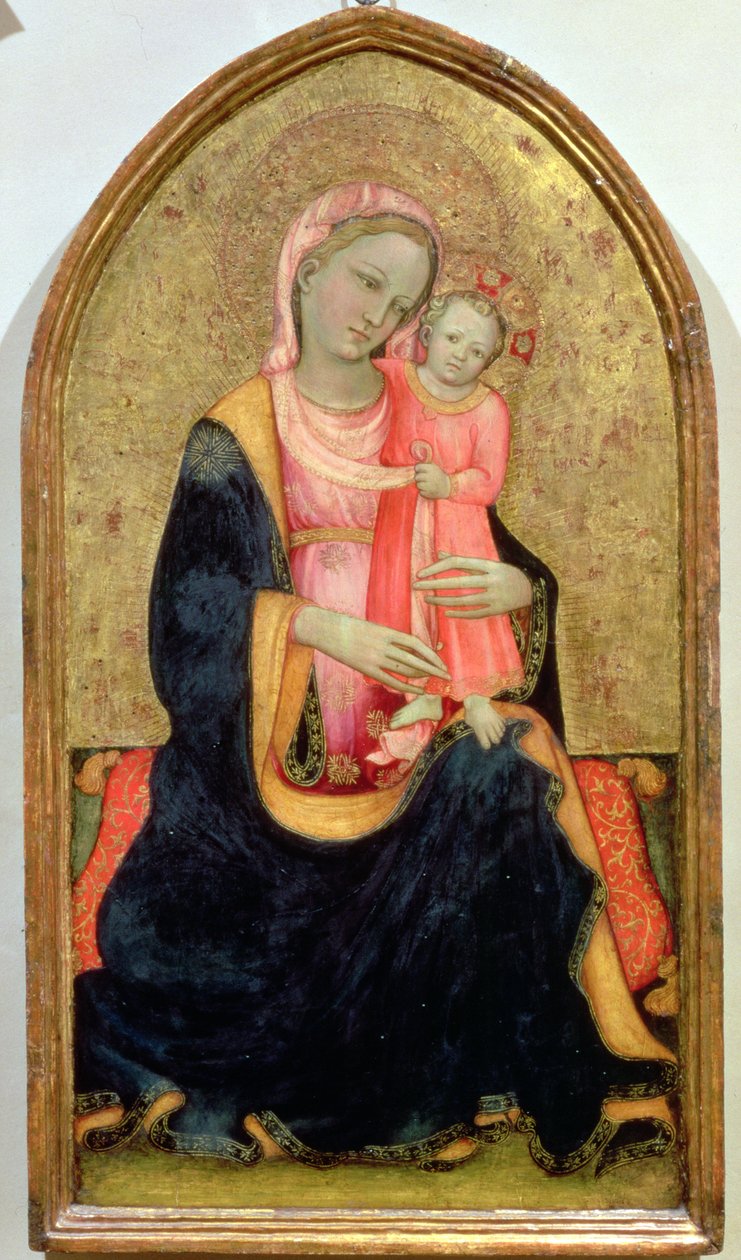 Madonna of Humility by Rossello di Jacopo Franchi