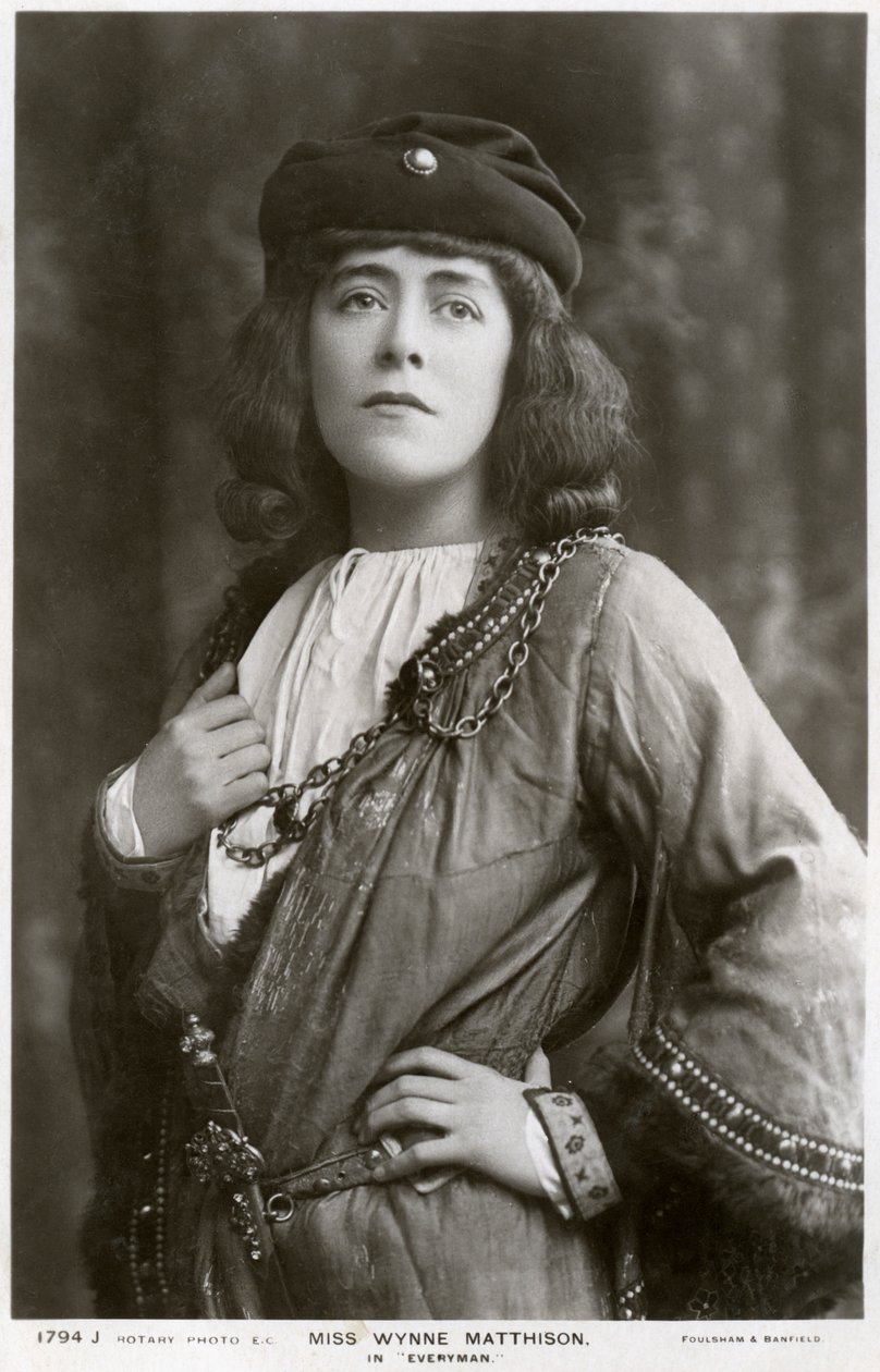 Edith Wynne Matthison, British Actress, c1907 by Rotary Photo
