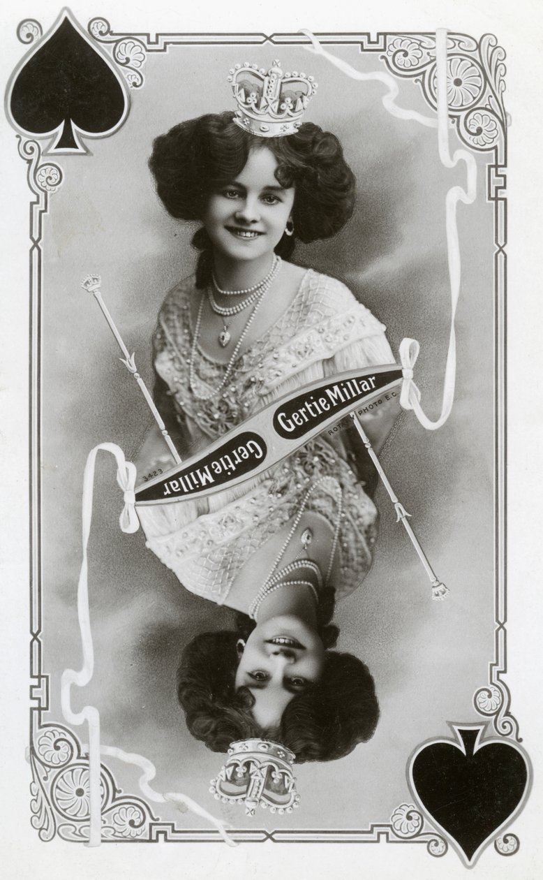 Gertie Millar, British Actress and Singer, c1905 by Rotary Photo