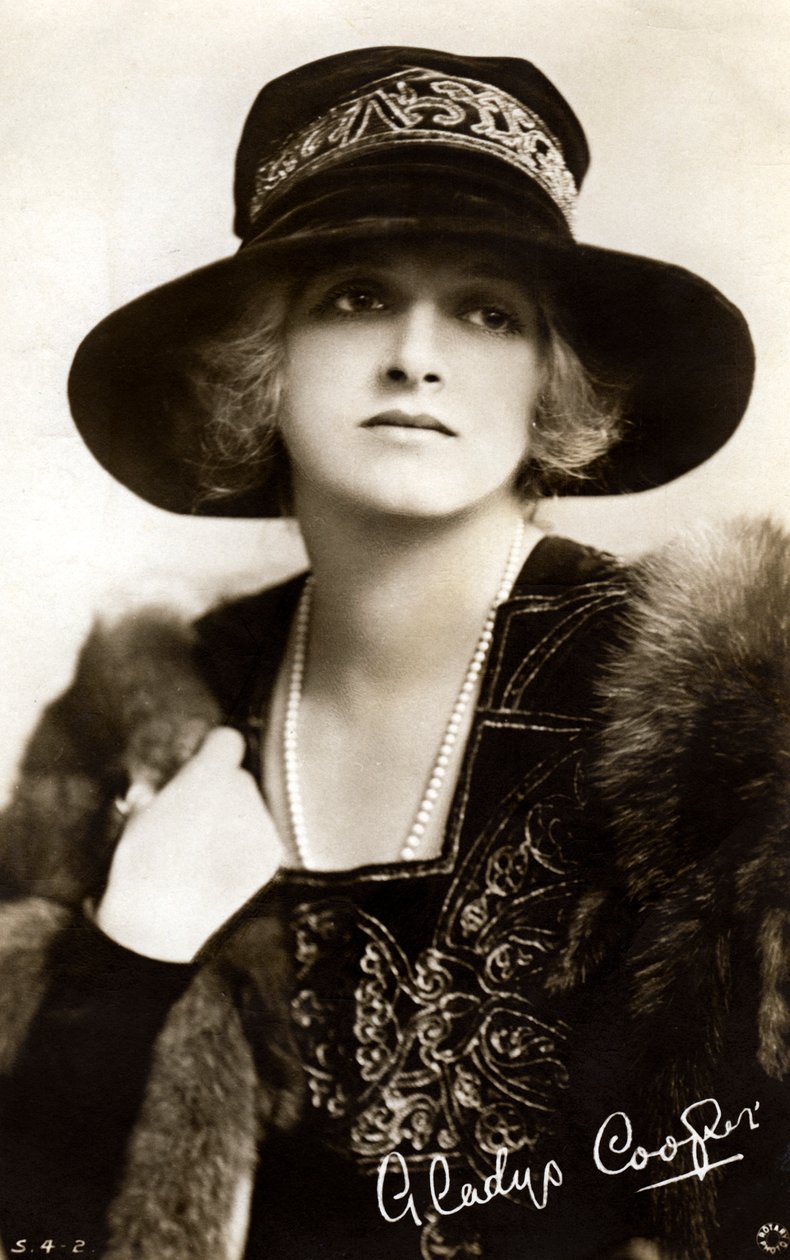Gladys Cooper 1888-1971, English Actress, Early 20th Century by Rotary Photo