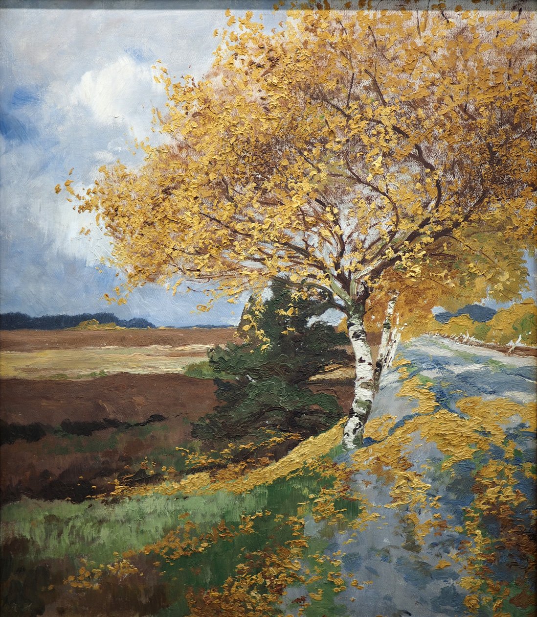 Country Road in Autumn by Rudolf Hermanns