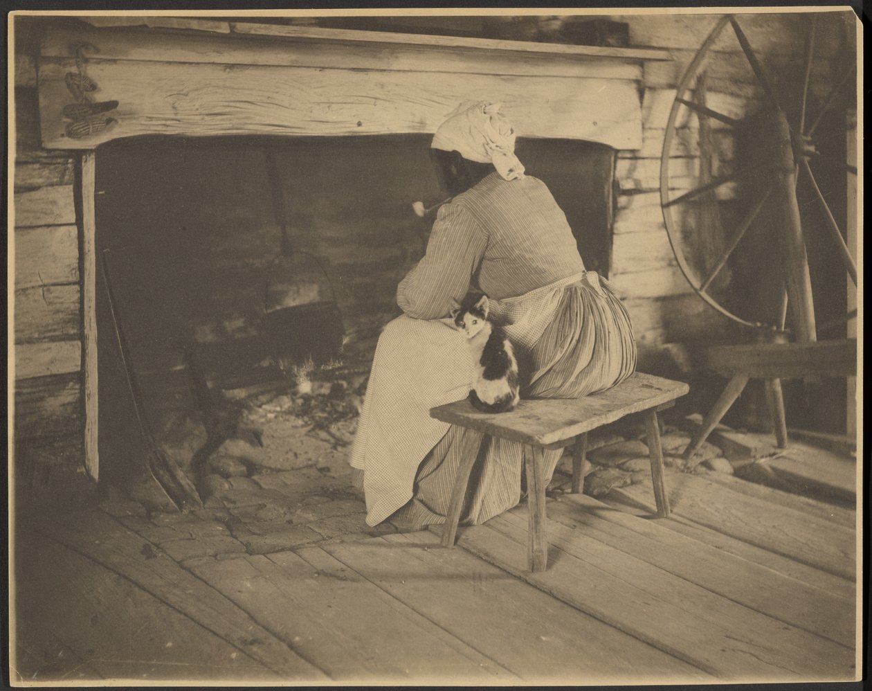 Woman by the Hearth by Rudolf Eickemeyer, Jr.