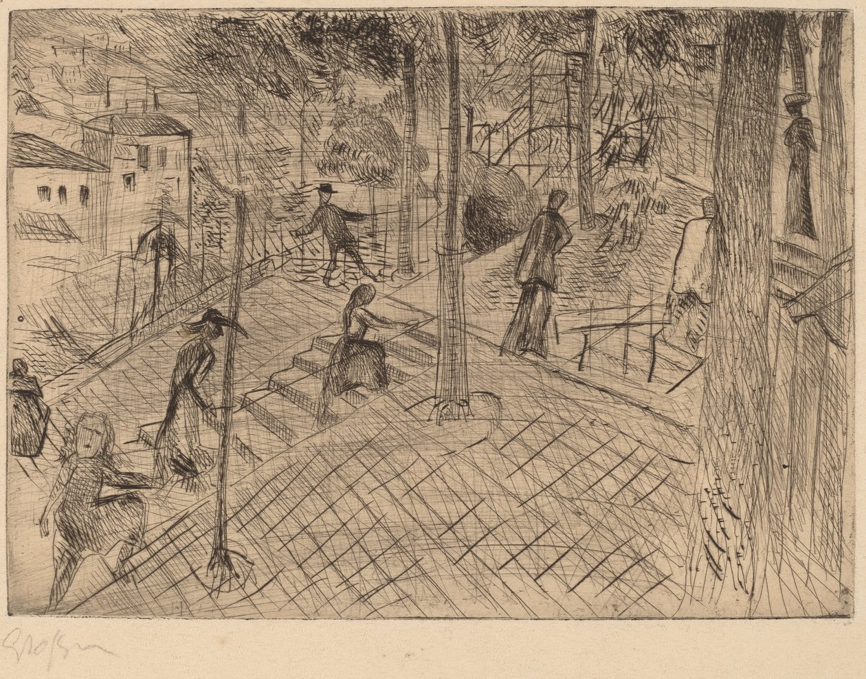 Montmarte by Rudolf Grossman